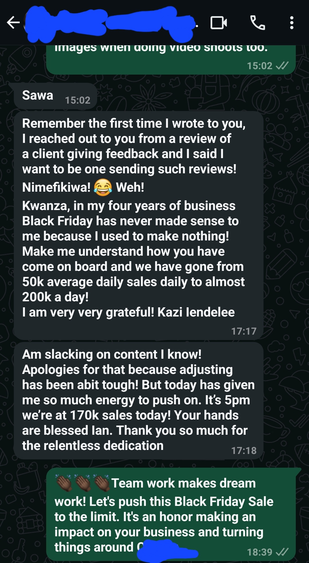 Client testimonial — Kids and Lifestyle Brand
